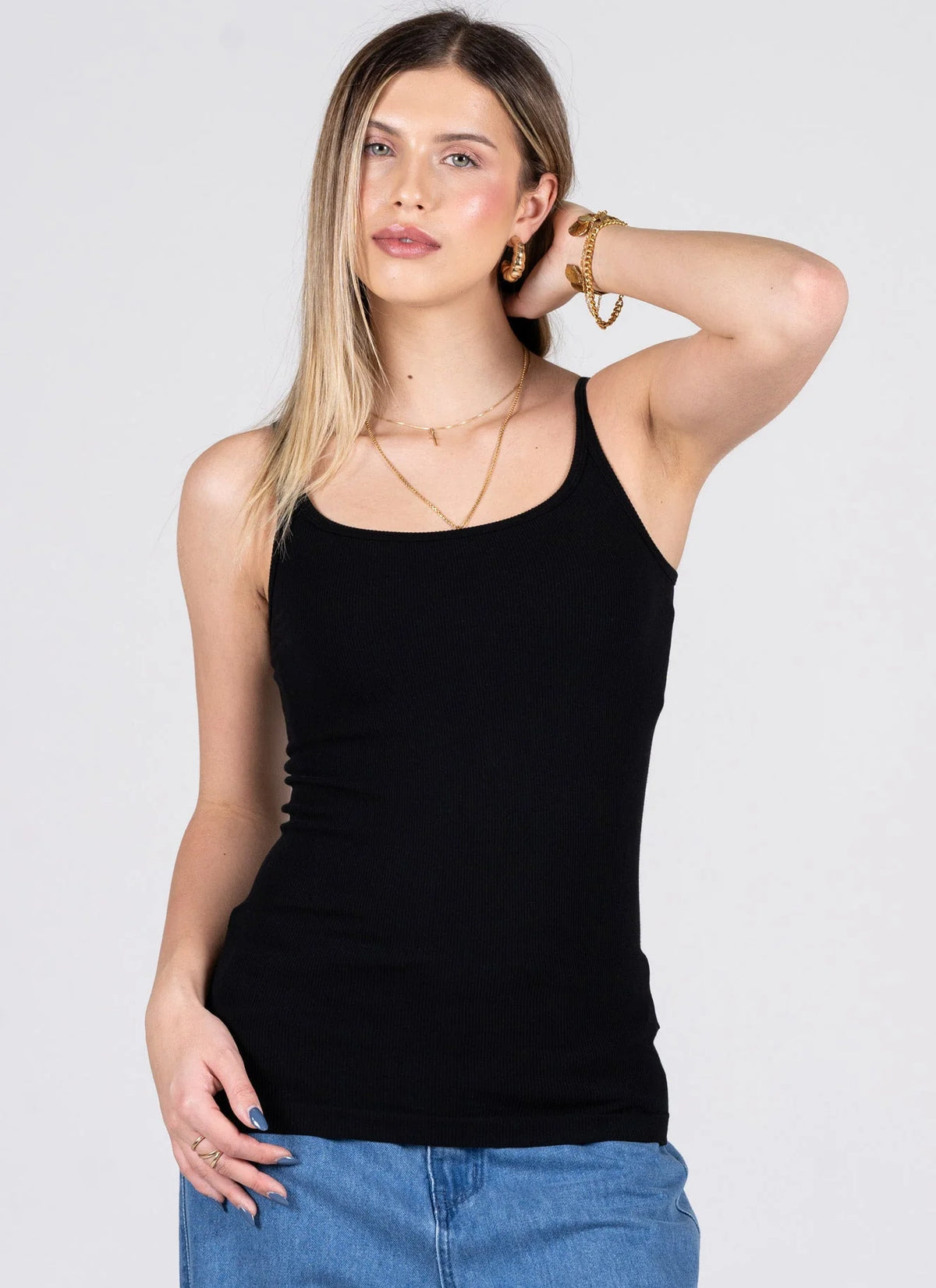 C’est Moi / Bamboo Low Cut Cami (2 colors)