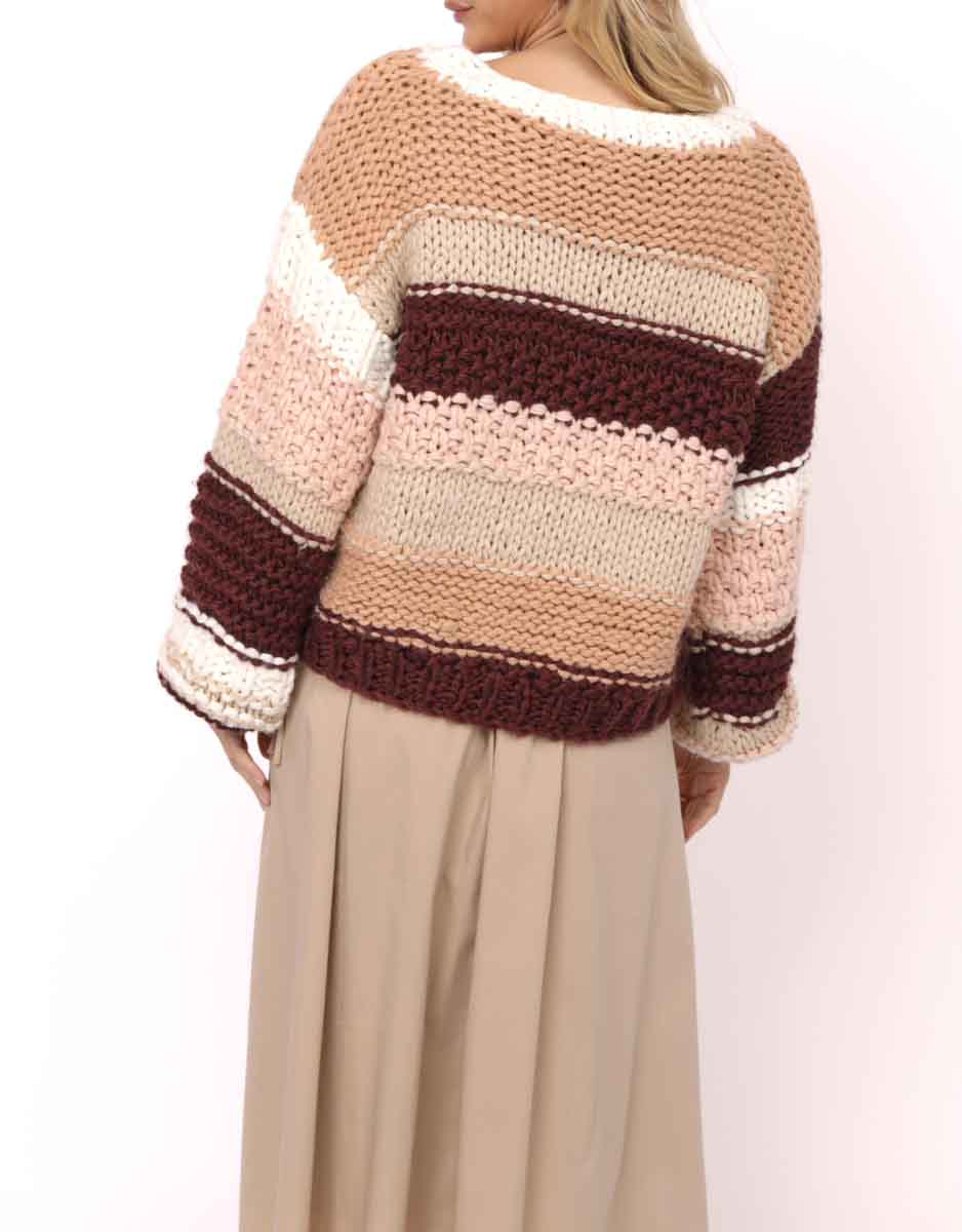 Sadie & Sage / Butter Pecan Chunky Sweater