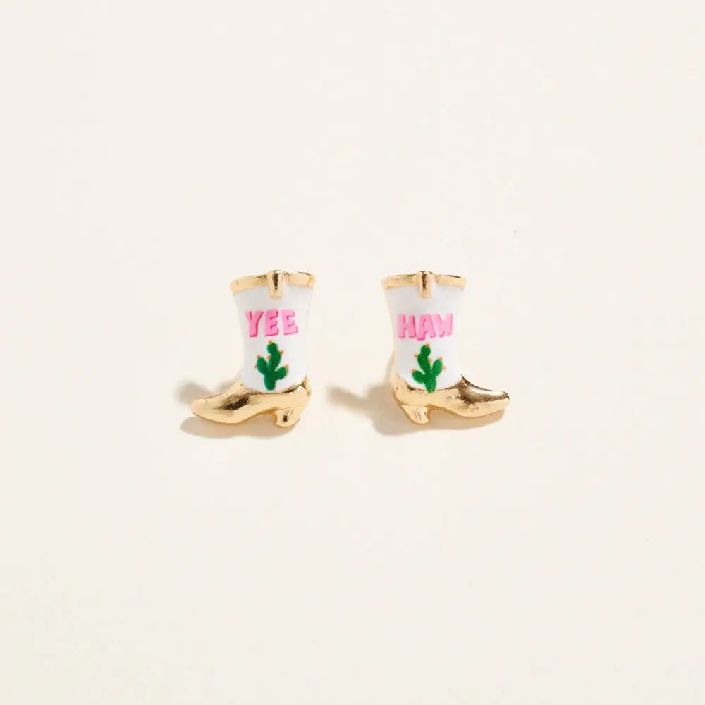 WC / Western Boot Earrings (9 colors/styles)