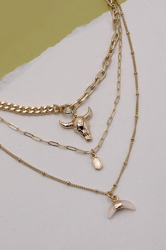 WC / Bull Western Necklace