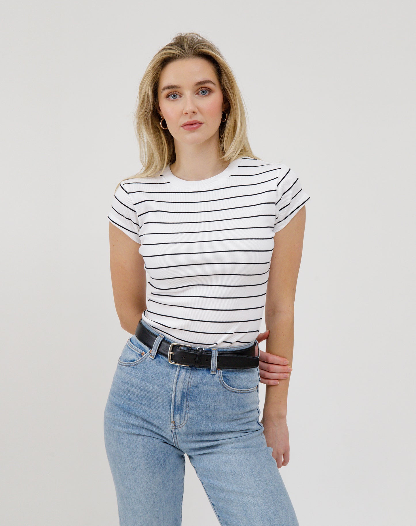 Brunette the Label / Ribbed Tees (2 Colors)
