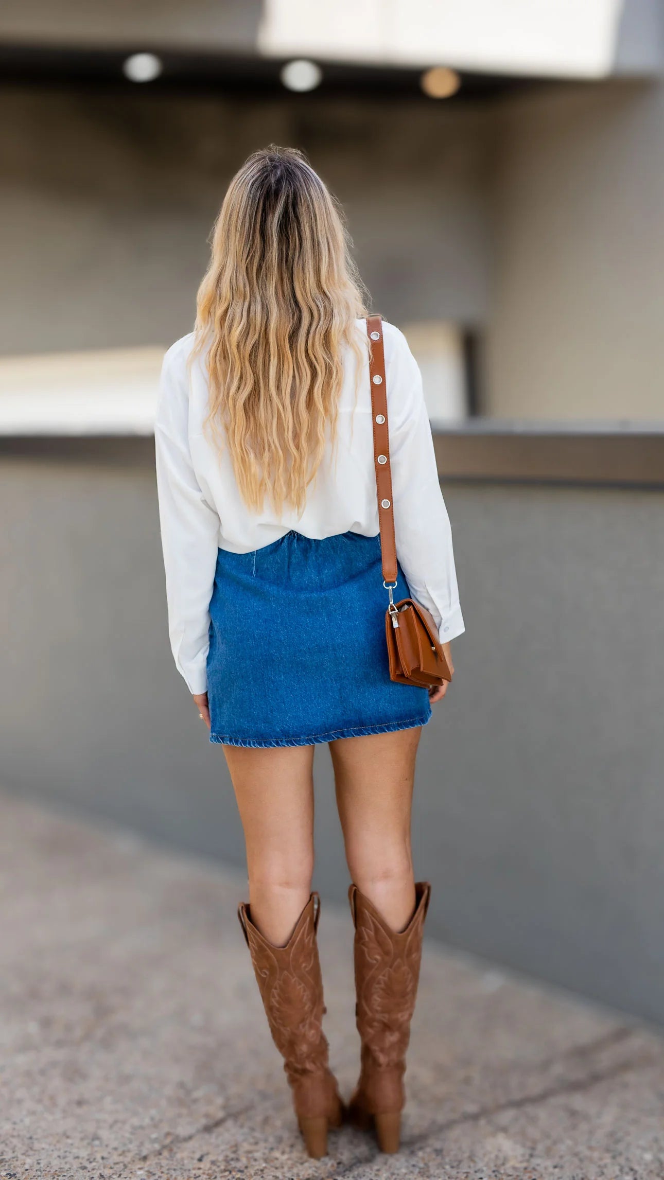 ONLY / Thea Denim Wrap Skirt