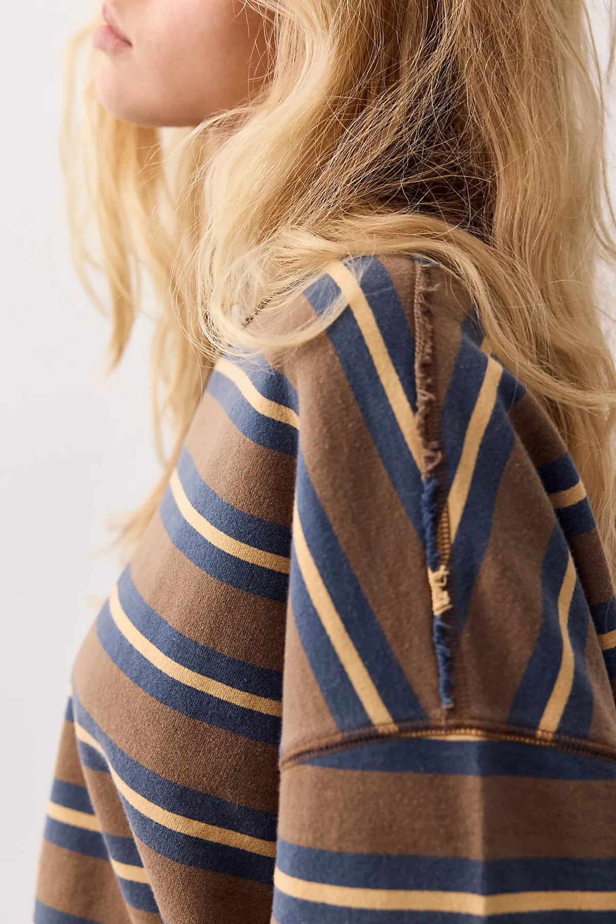 Free People / Palm Spring Striped Longsleeve in Brown