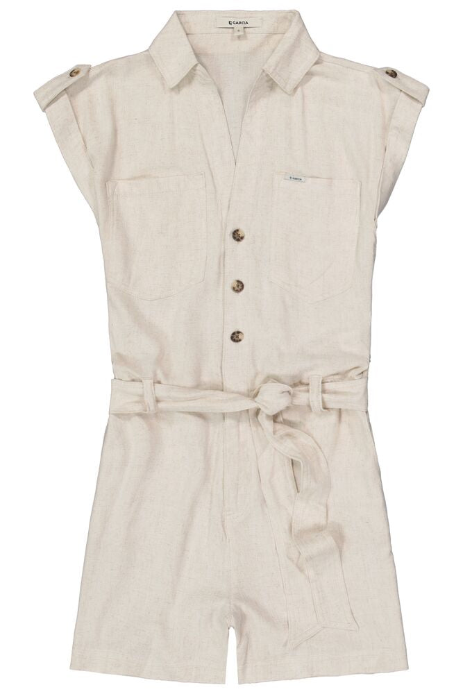 Garcia / Linen Romper