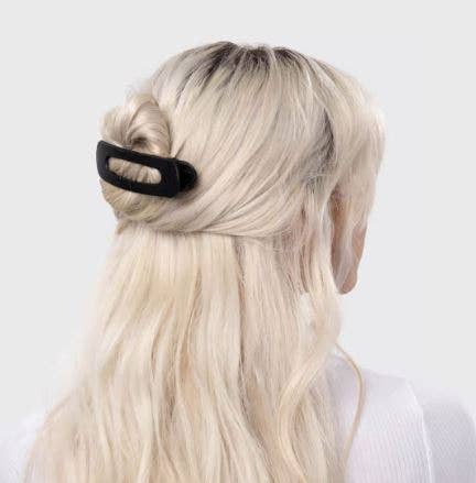 Kitsch / Flat Lay Claw Clip 2pc Flat - Black & Tort