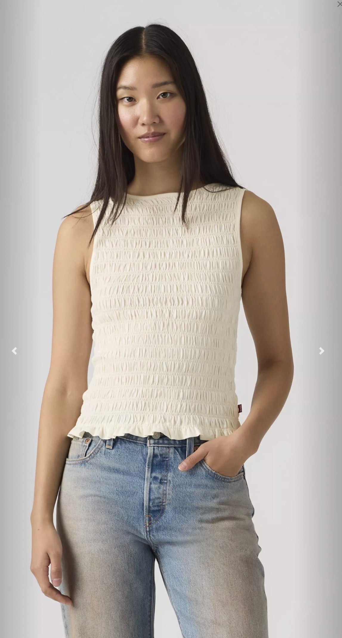 Levi’s / Bella Smocked Top (2 Colors)