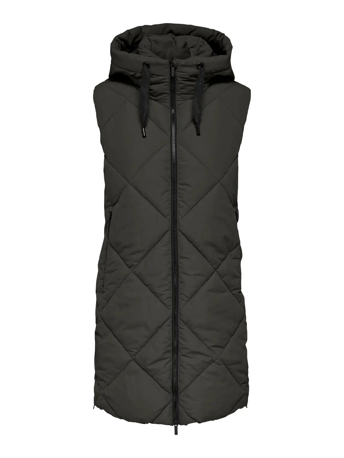 ONLY / Maggi Hooded Vest (Dark Green)