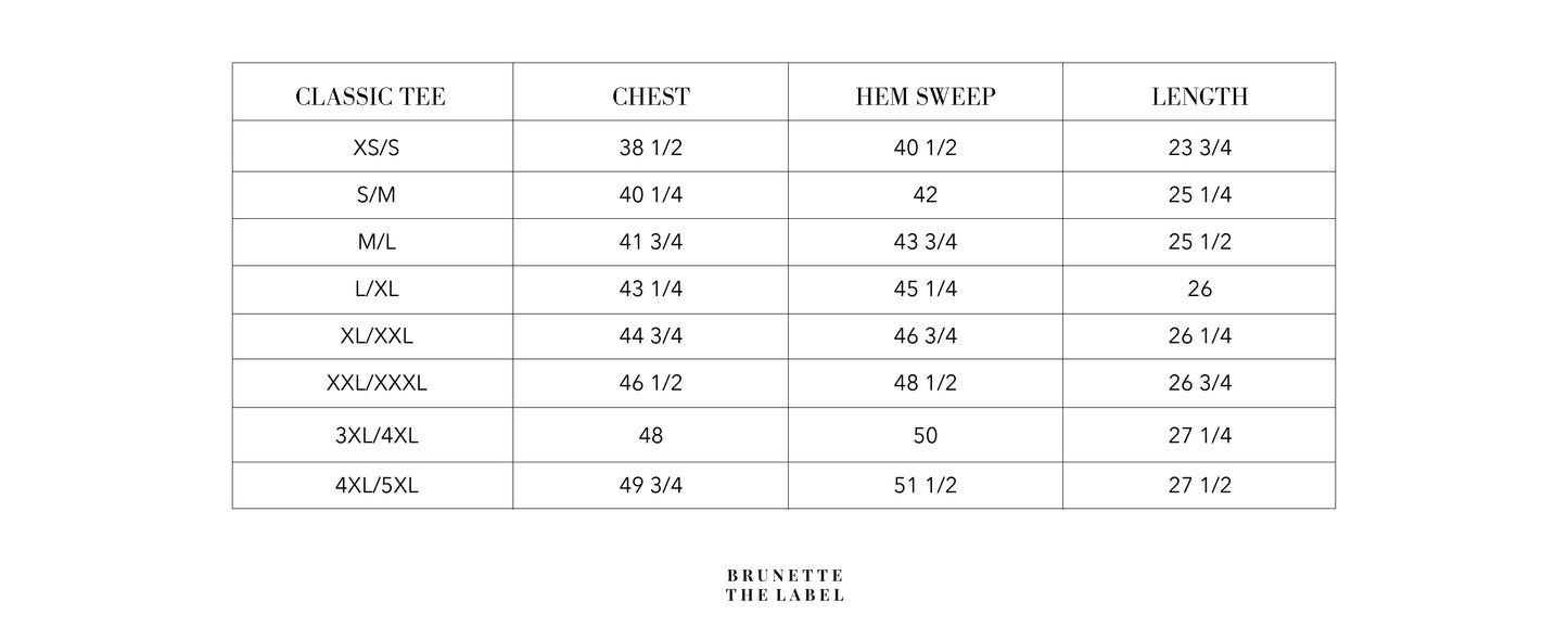 Brunette the Label / Double Heart Tee