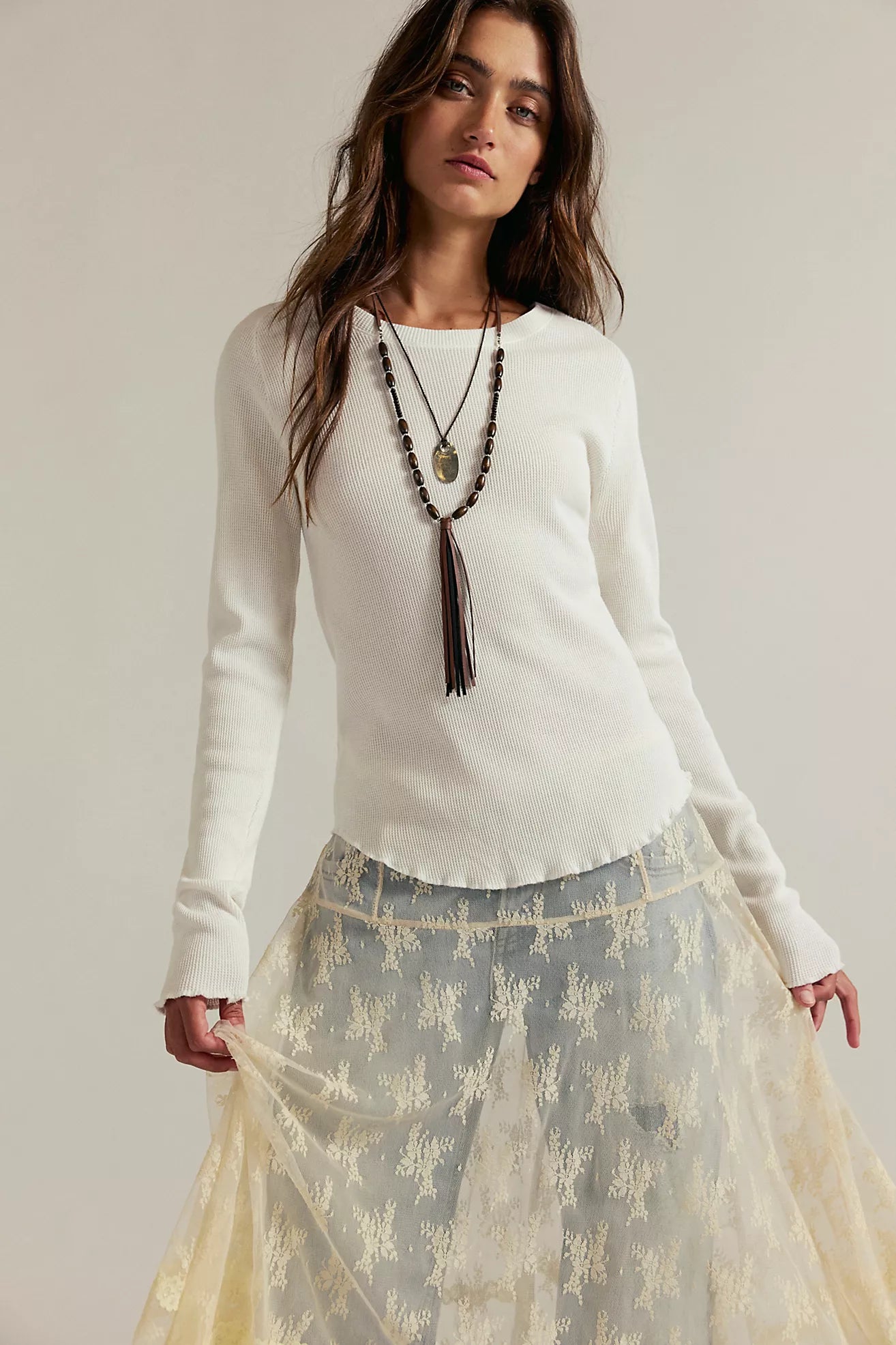 Free People / Easy Does It in White