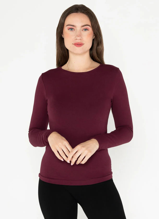C’est Moi / Bamboo Crewneck Top (6 Colors) ONE SIZE