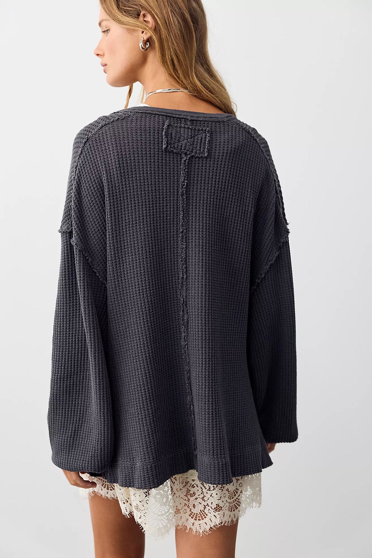 Free People / Montreal Oversized Thermal Henley