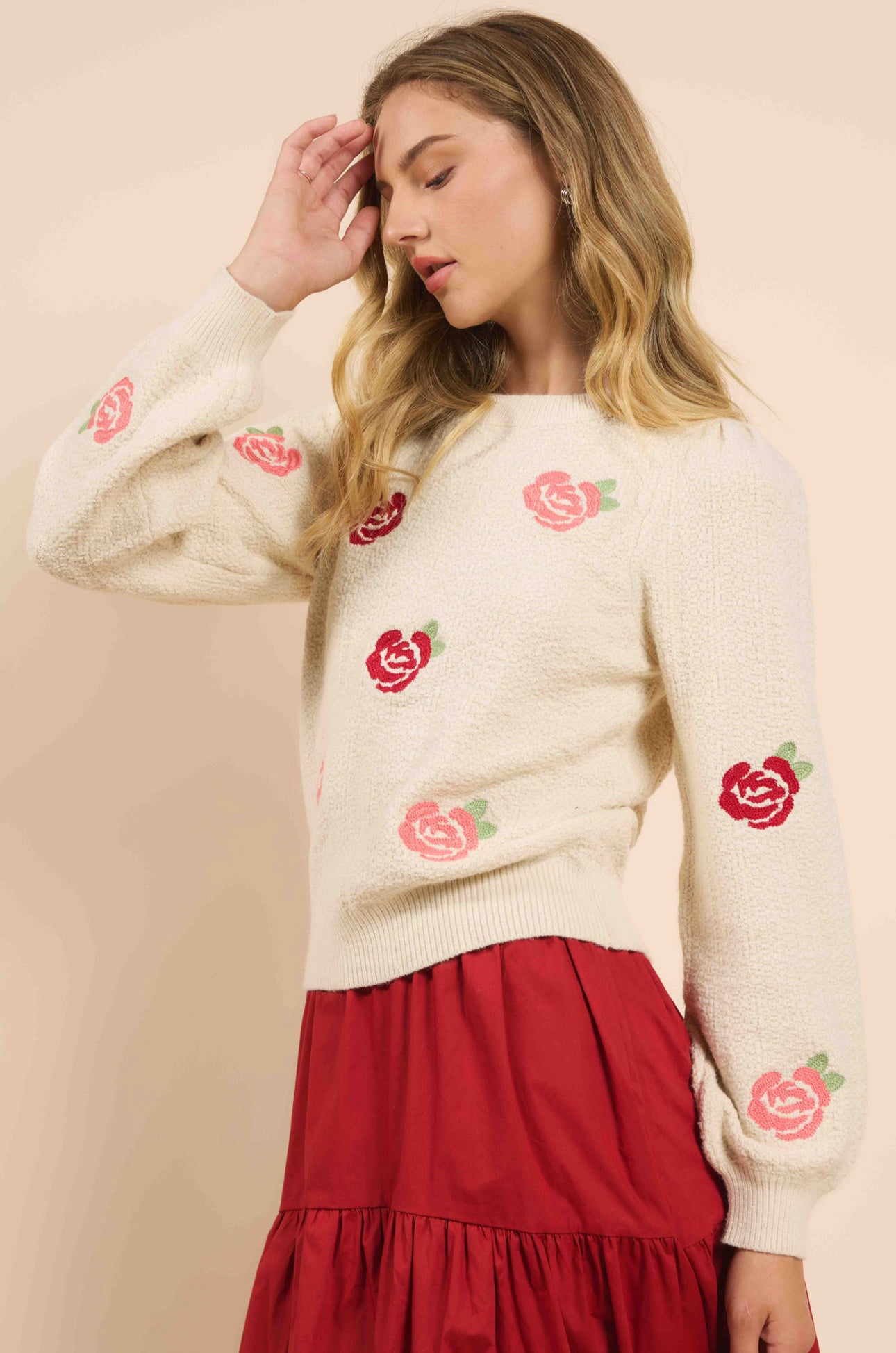 Sadie & Sage / Smell The Rose Sweater