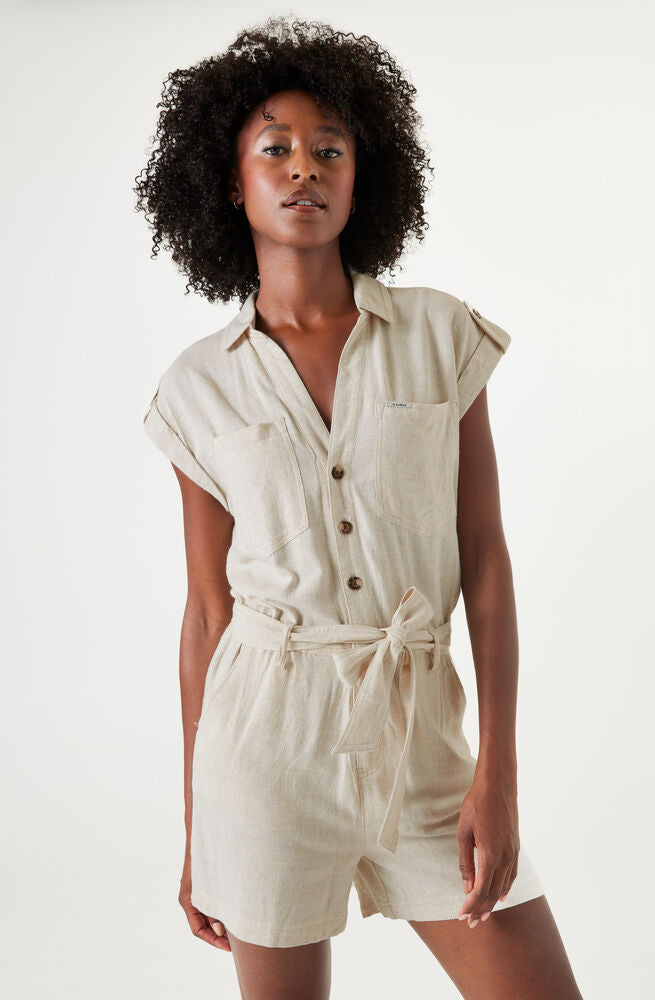 Garcia / Linen Romper