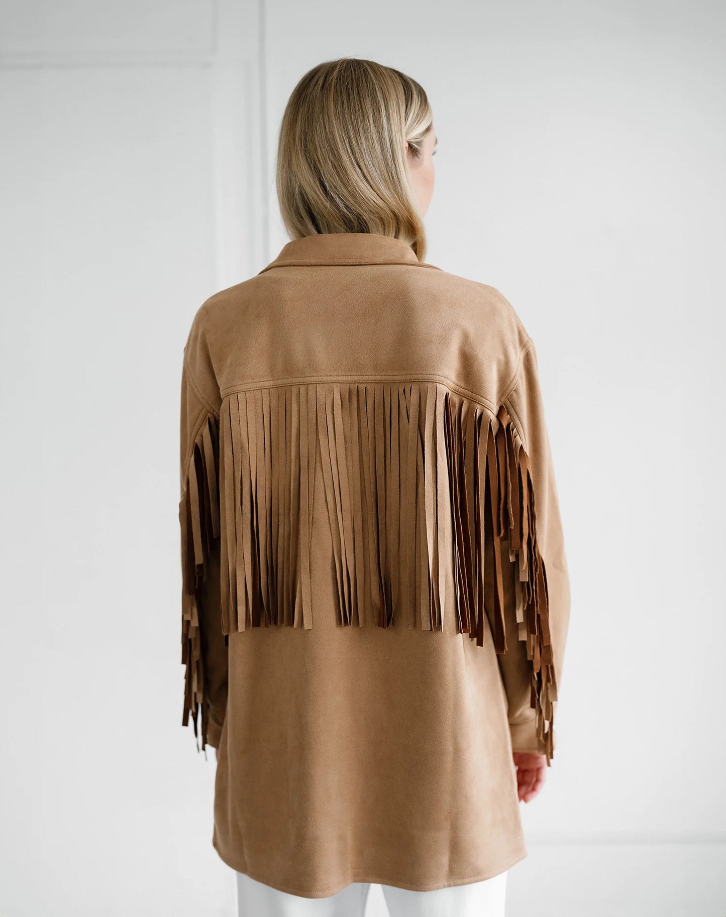 Brunette the Label / Suede Fringe Jacket