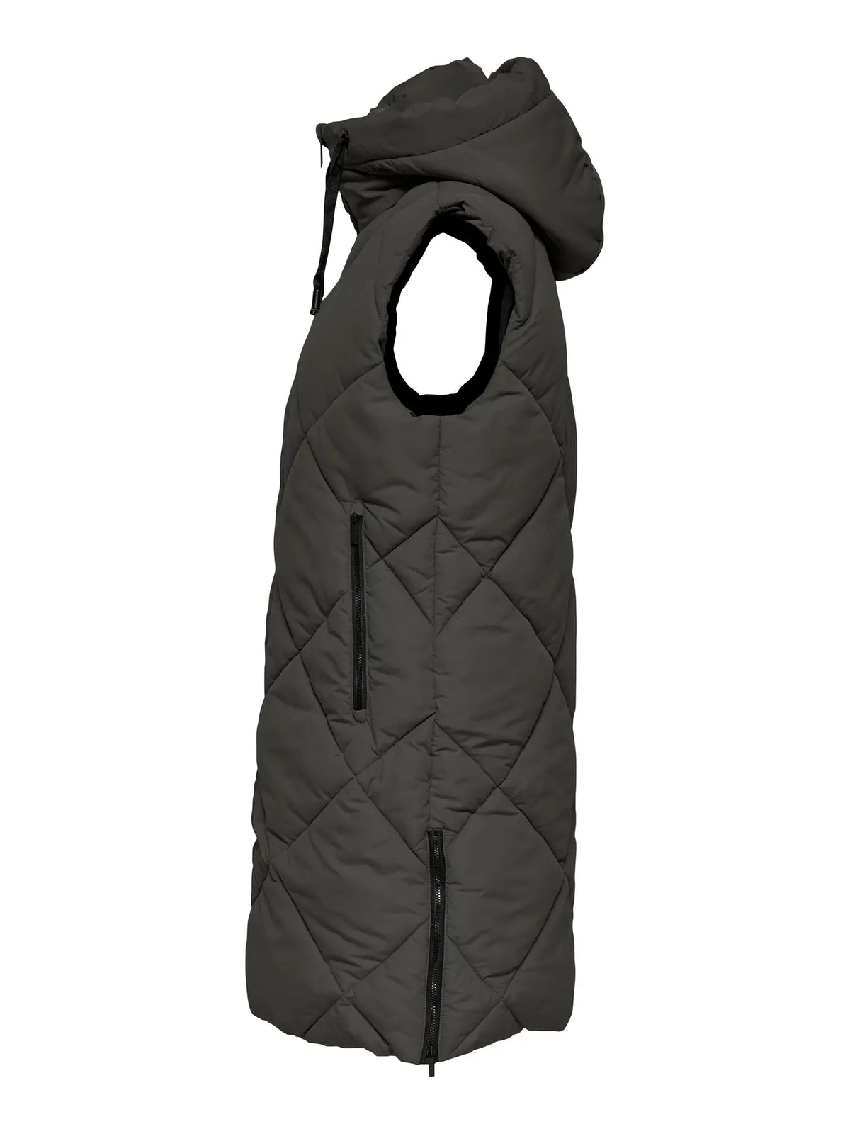 ONLY / Maggi Hooded Vest (Dark Green)