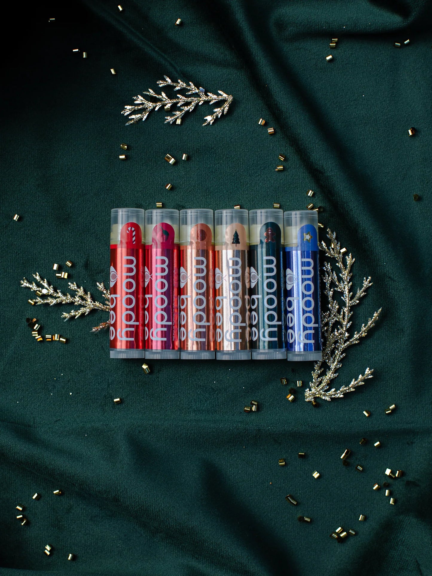 Moody Bee / Holiday Collection (6 Lip Balm)