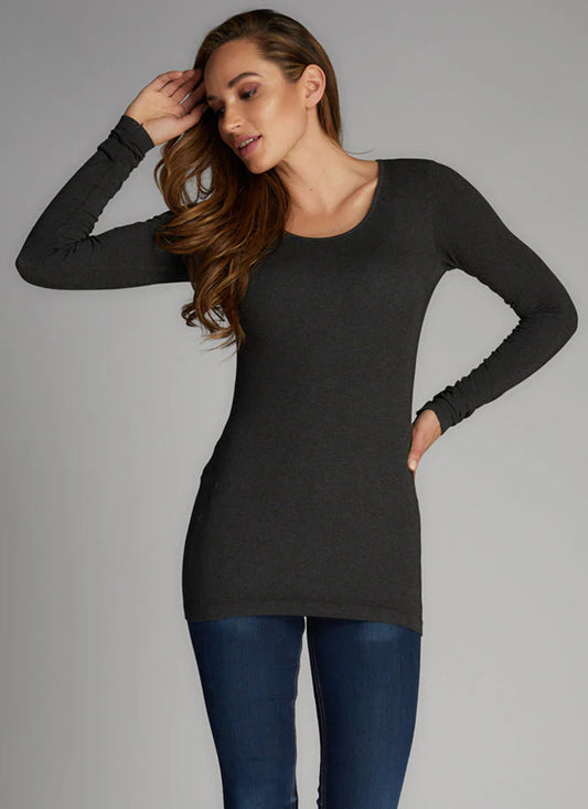 C’est Moi / Bamboo Scoopneck Top (2 Colors) — ONE SIZE