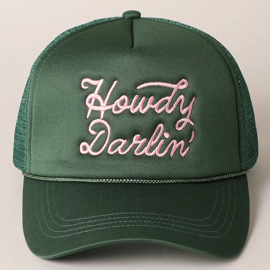WC / Howdy Darlin Green Trucker Hat