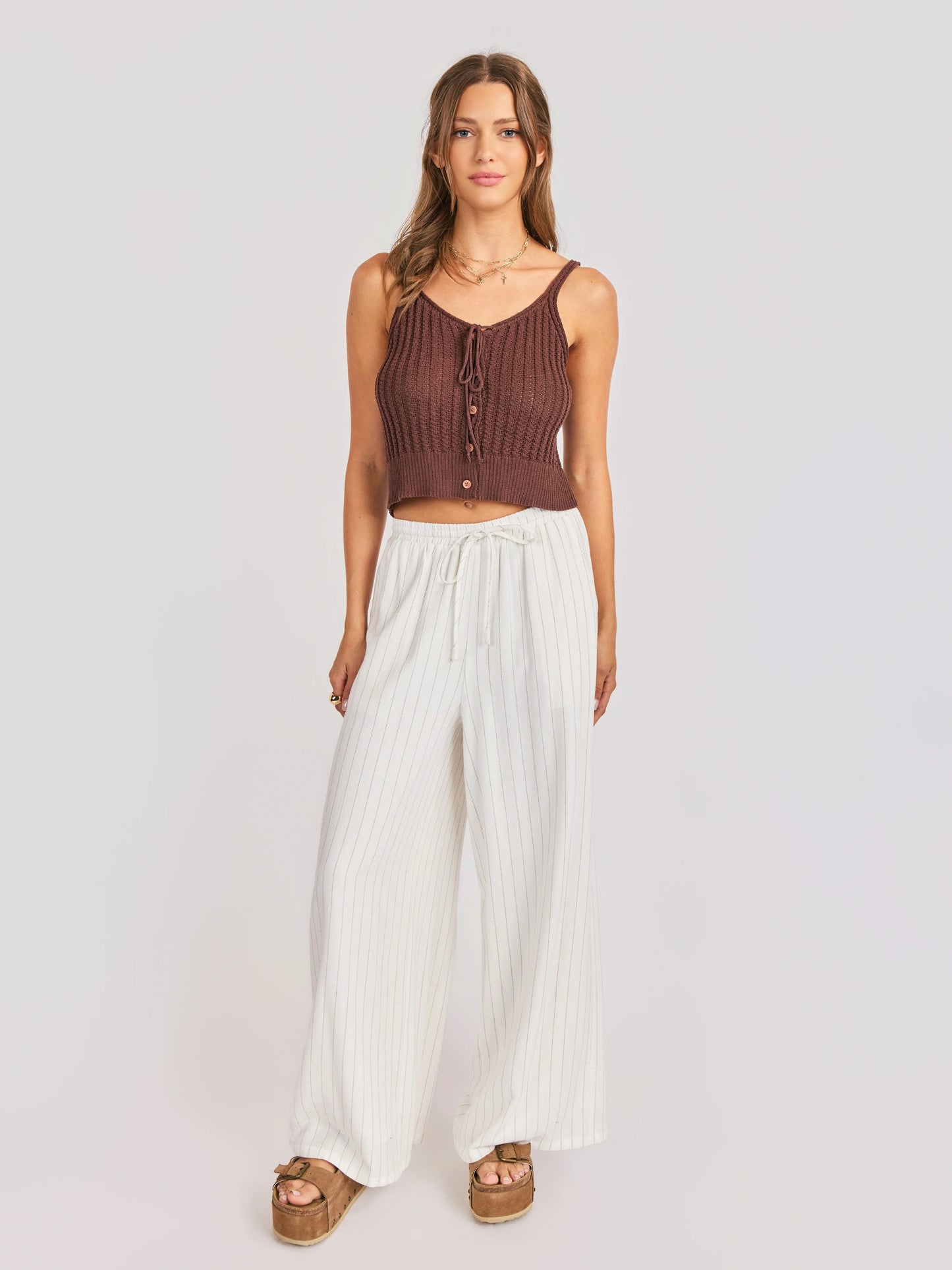 Sadie & Sage / Marlow Buttoned Tank