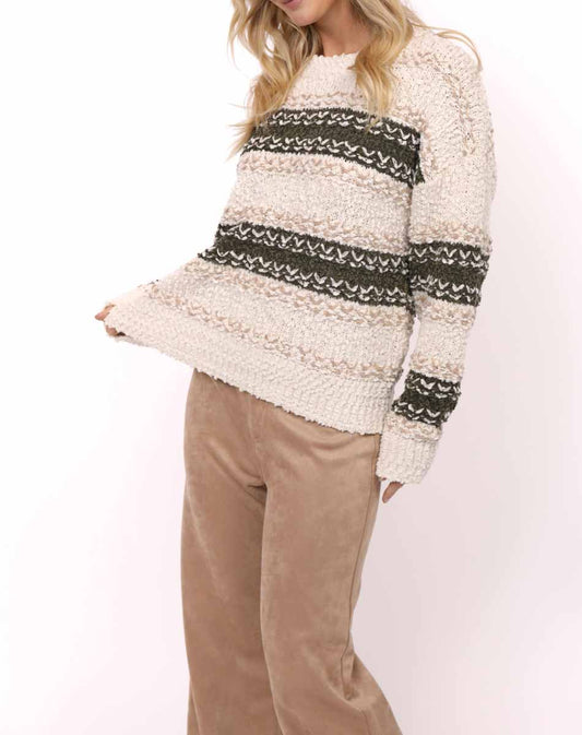 Sadie & Sage / Loosen Up Striped Sweater