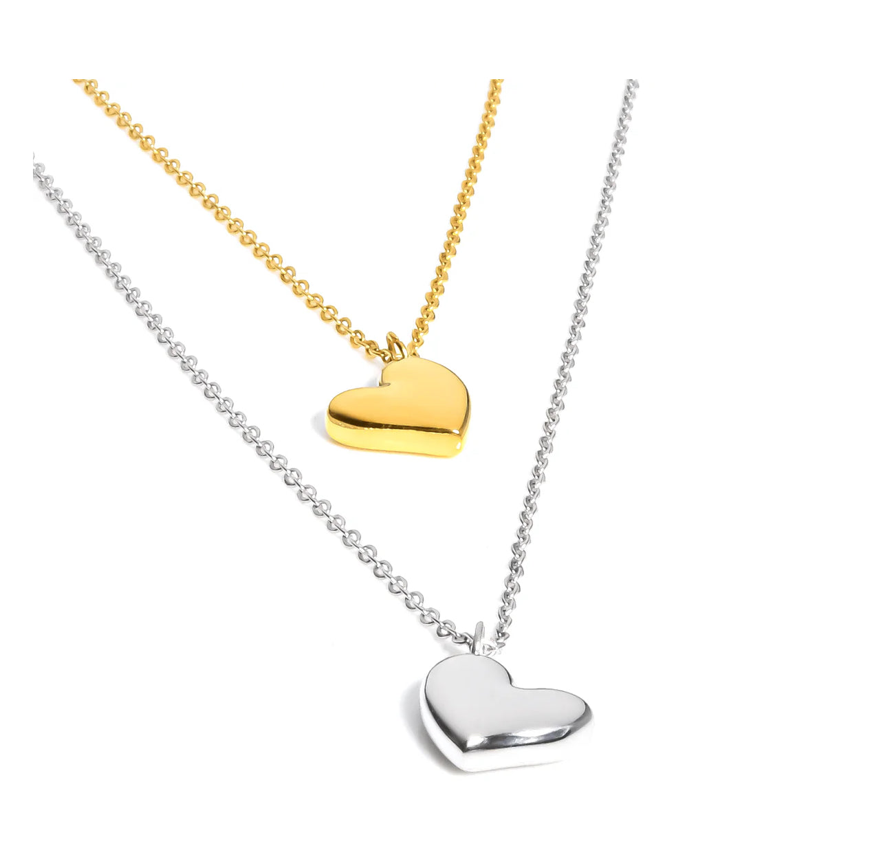 eLiasz & eLLa / Little Heart Necklace Gold & Silver