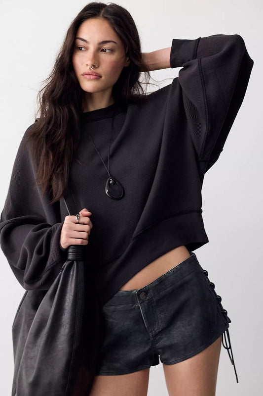 Free People / Skyline Thermal in Black