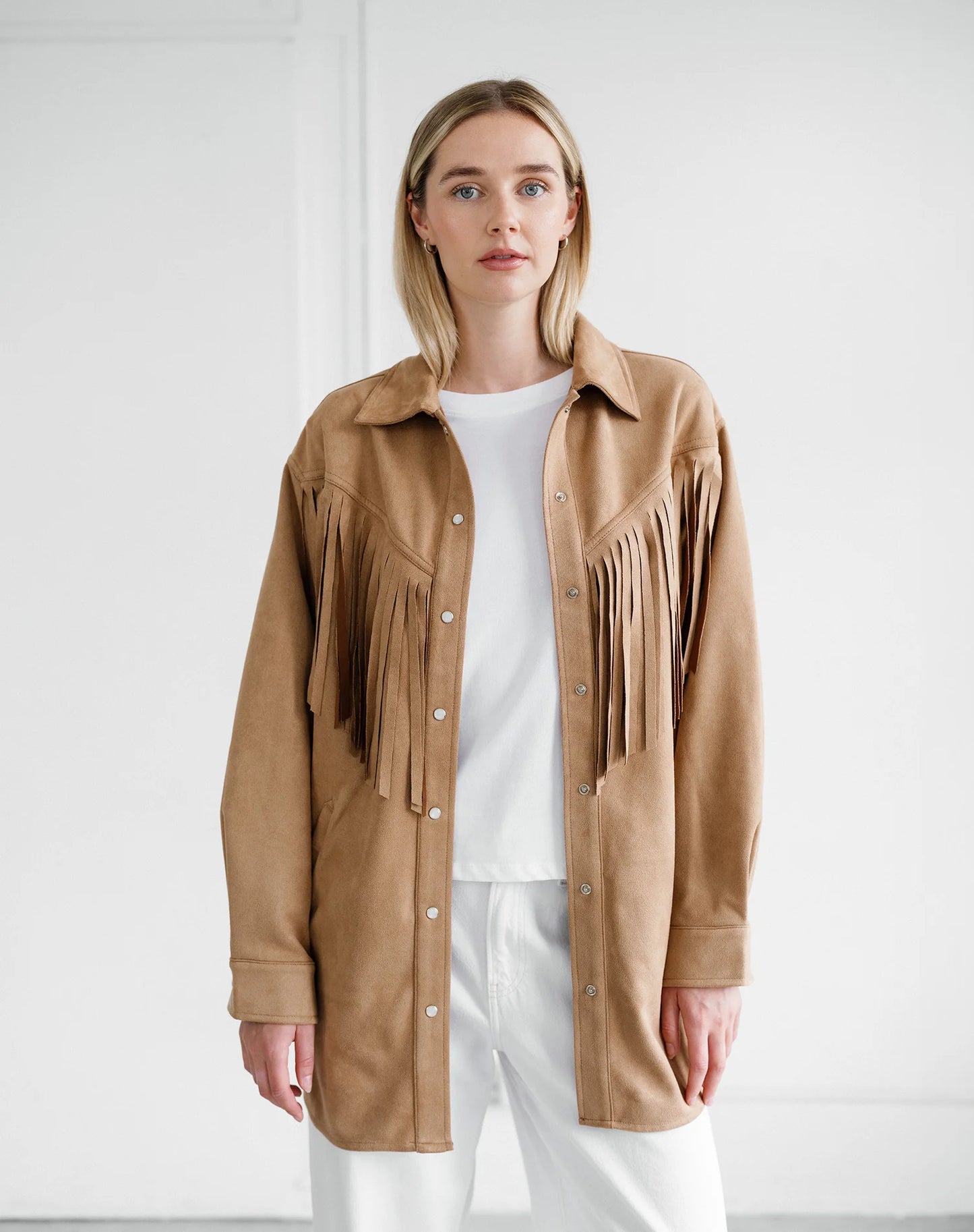 Brunette the Label / Suede Fringe Jacket