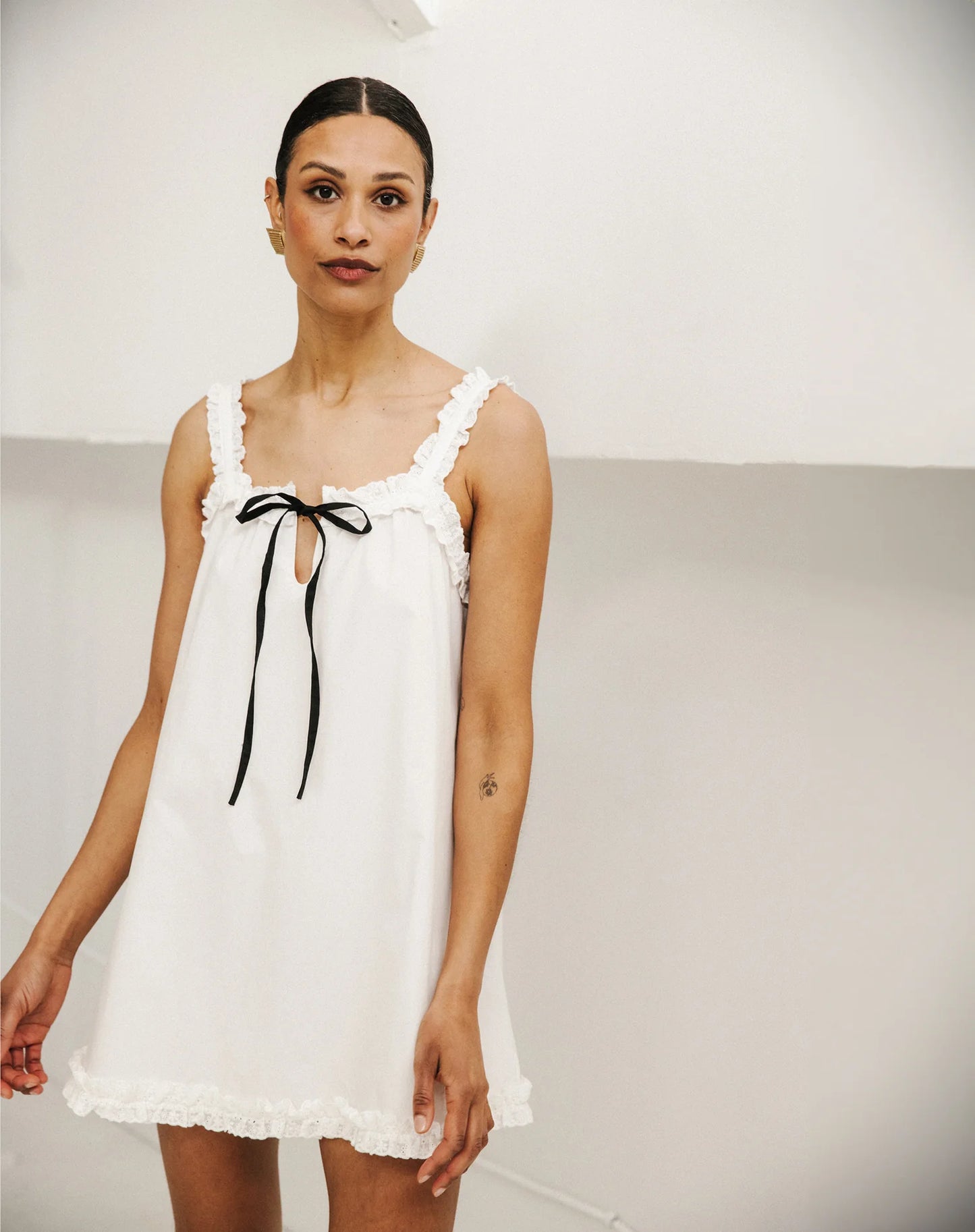 Brunette the Label / Ruffle Babydoll Dress
