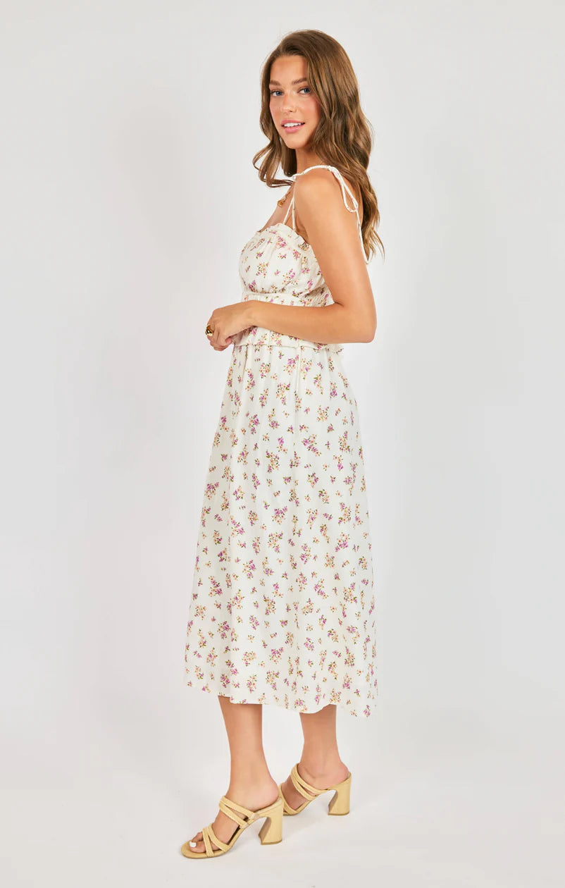 Sadie & Sage / Bouquet Sweetheart Midi Dress