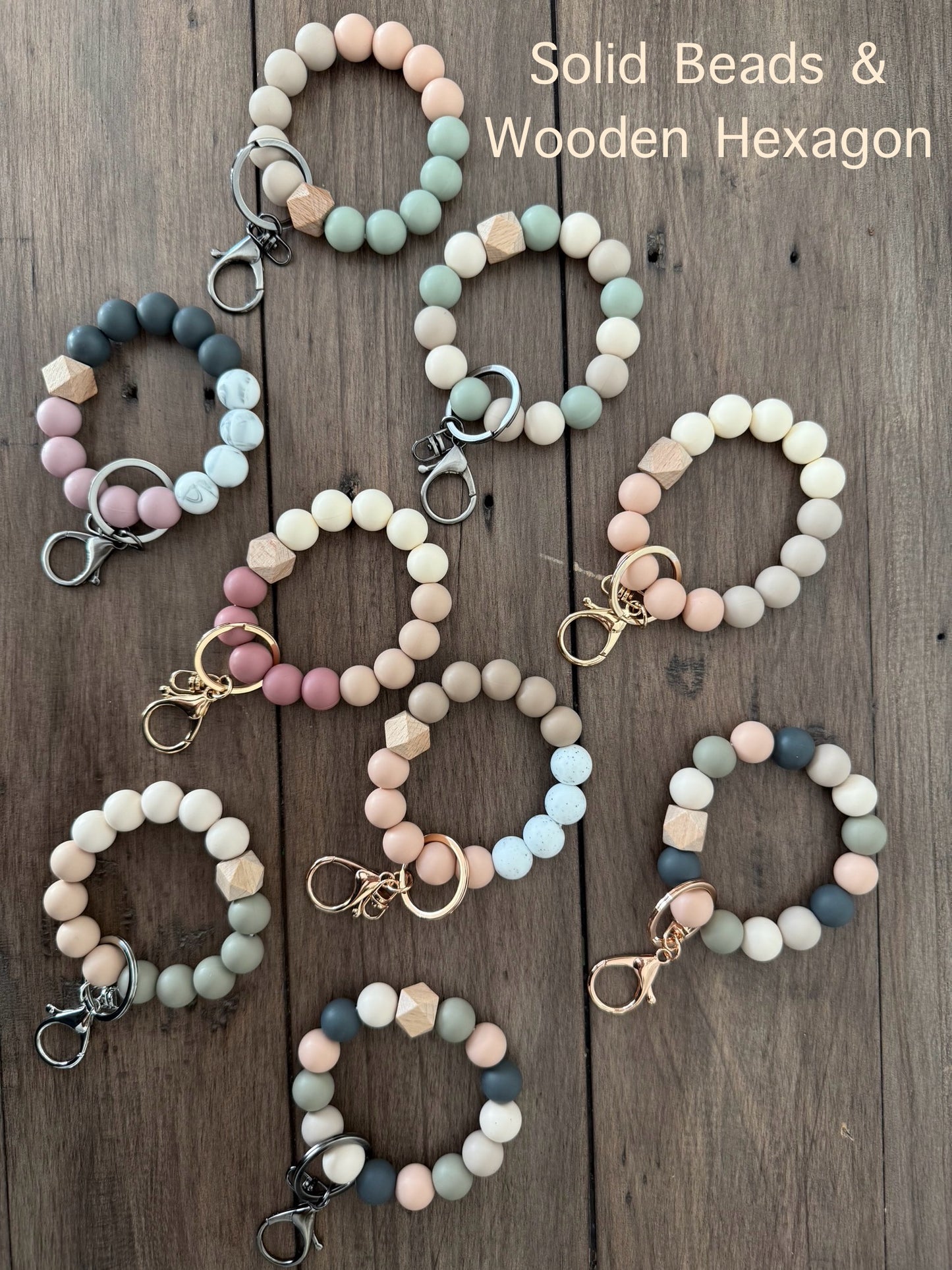 Sweet Pea & Ash / Key Ring Bracelets