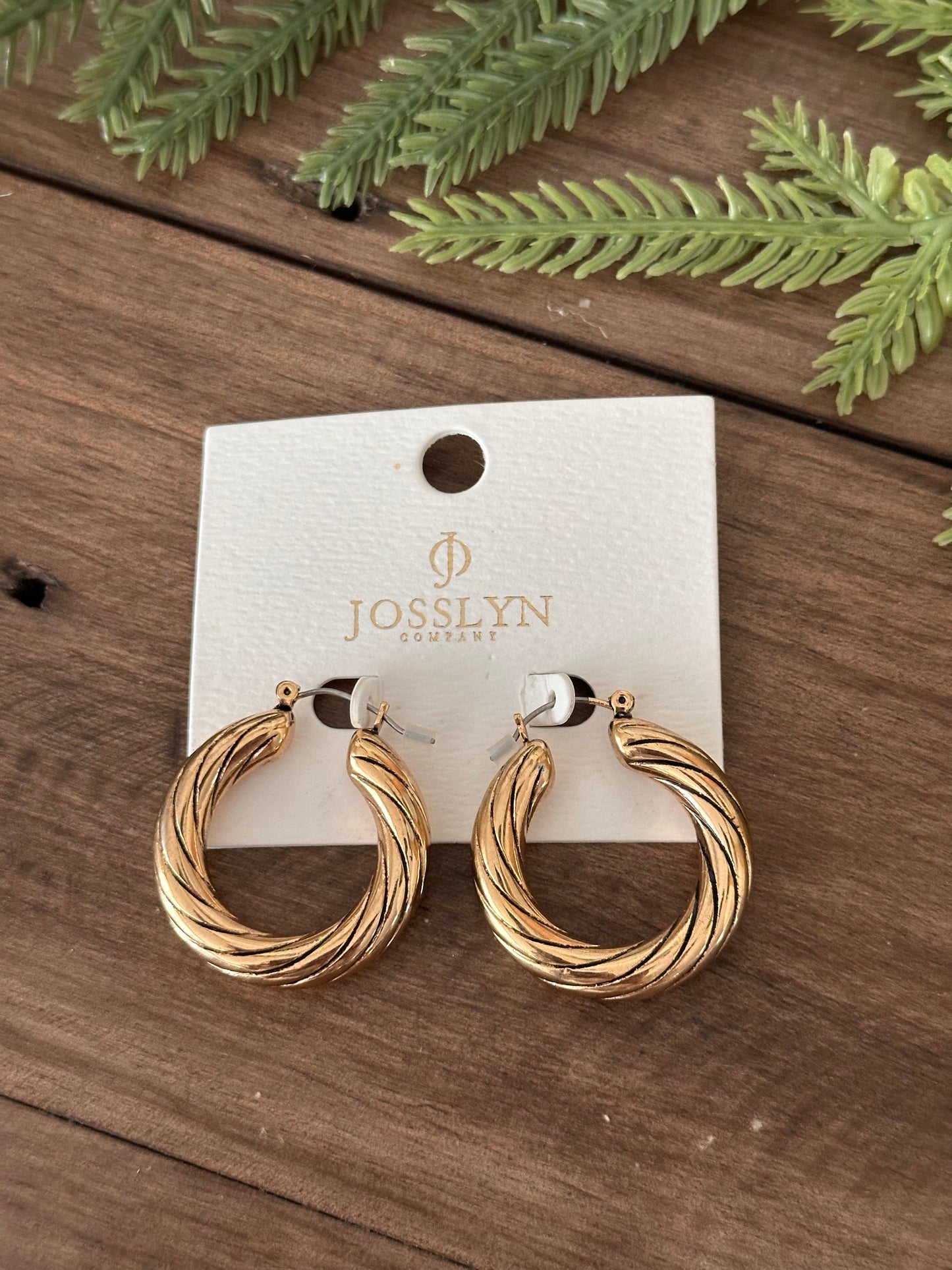 WC Classic Antique Hoop Earrings