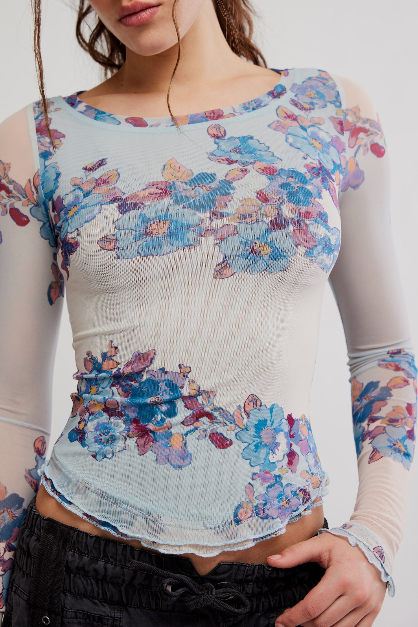 Free People / Lilly Printed Longsleeve