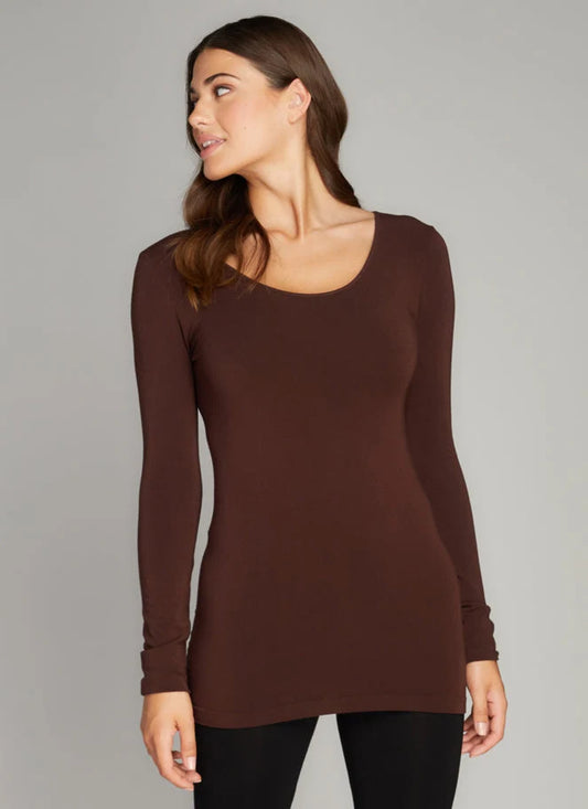 C’est Moi / Bamboo Long Sleeve Scoopneck (2 Colors)