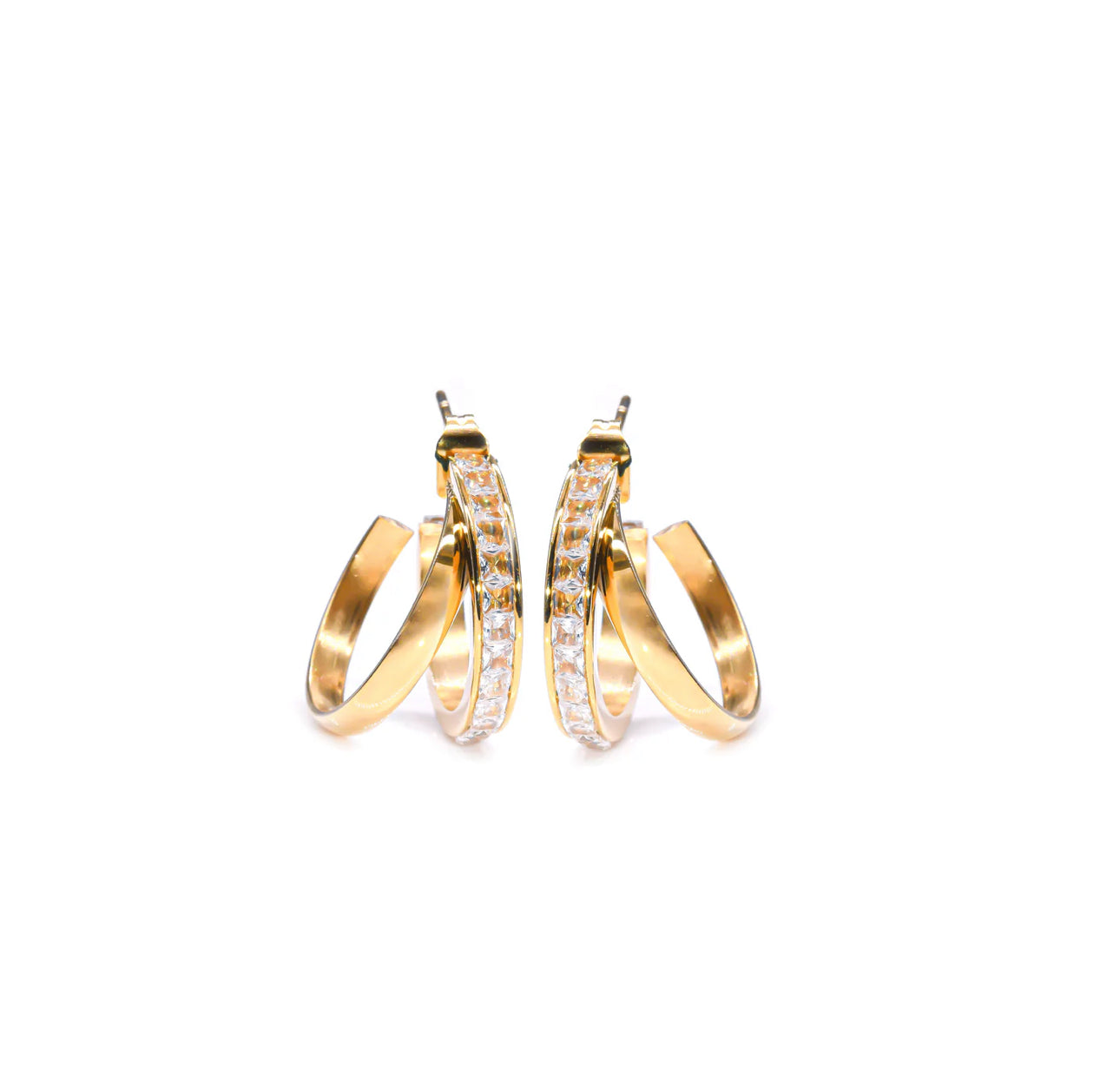 eLiasz & eLLa / Papillon Hoops in Gold