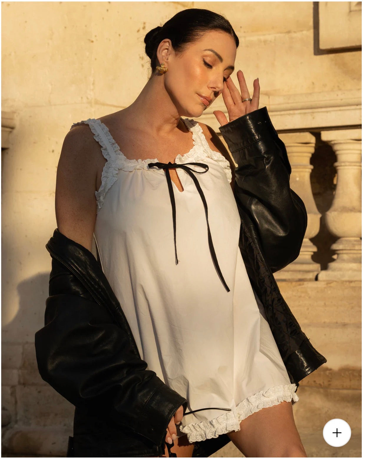Brunette the Label / Ruffle Babydoll Dress