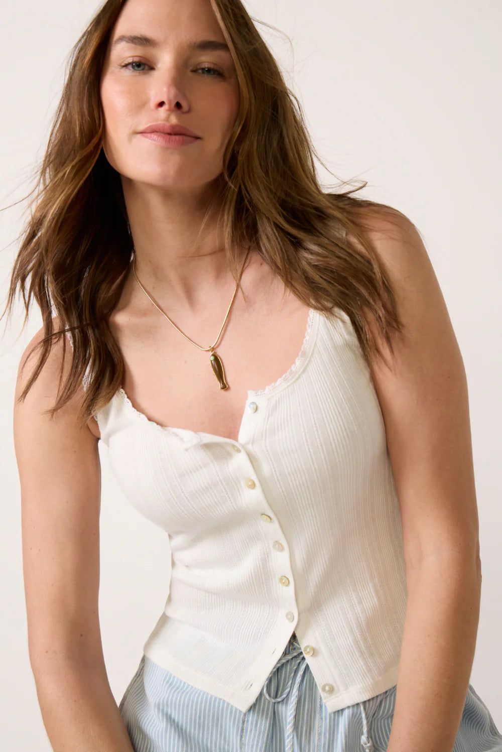 Z Supply / Lainey Pointelle Tank
