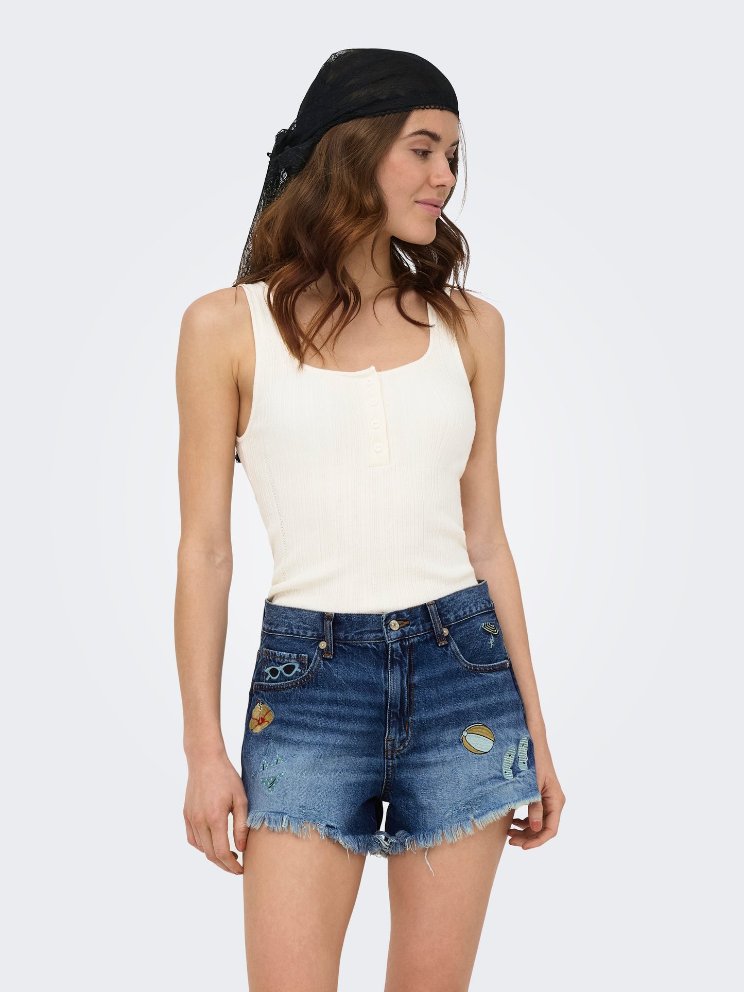 ONLY / Bree Squareneck Tank (5 colors)