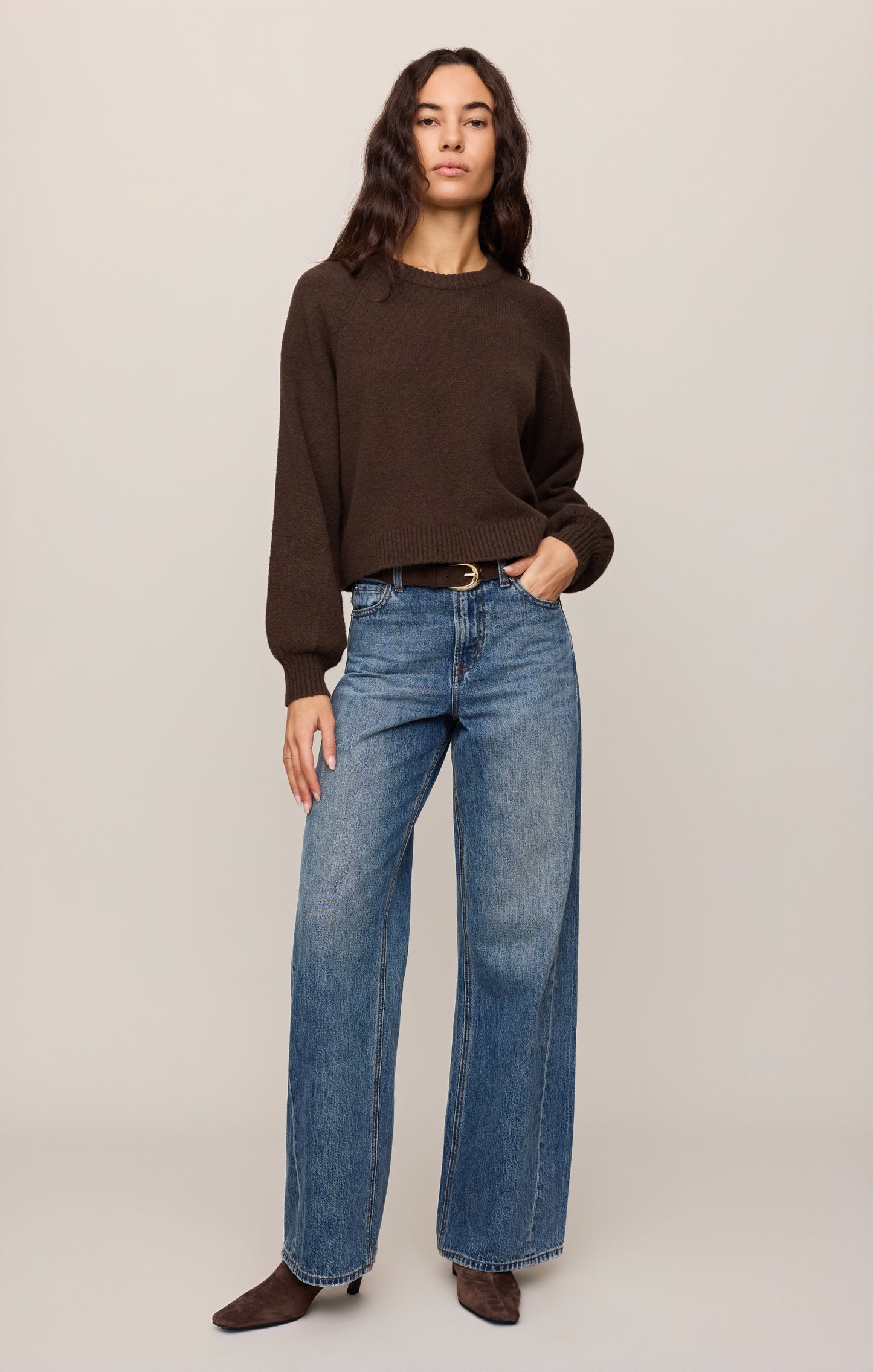 Z Supply / Coming Up Sweater in Dark Chocolate