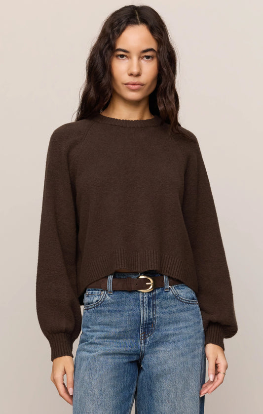 Z Supply / Coming Up Sweater in Dark Chocolate