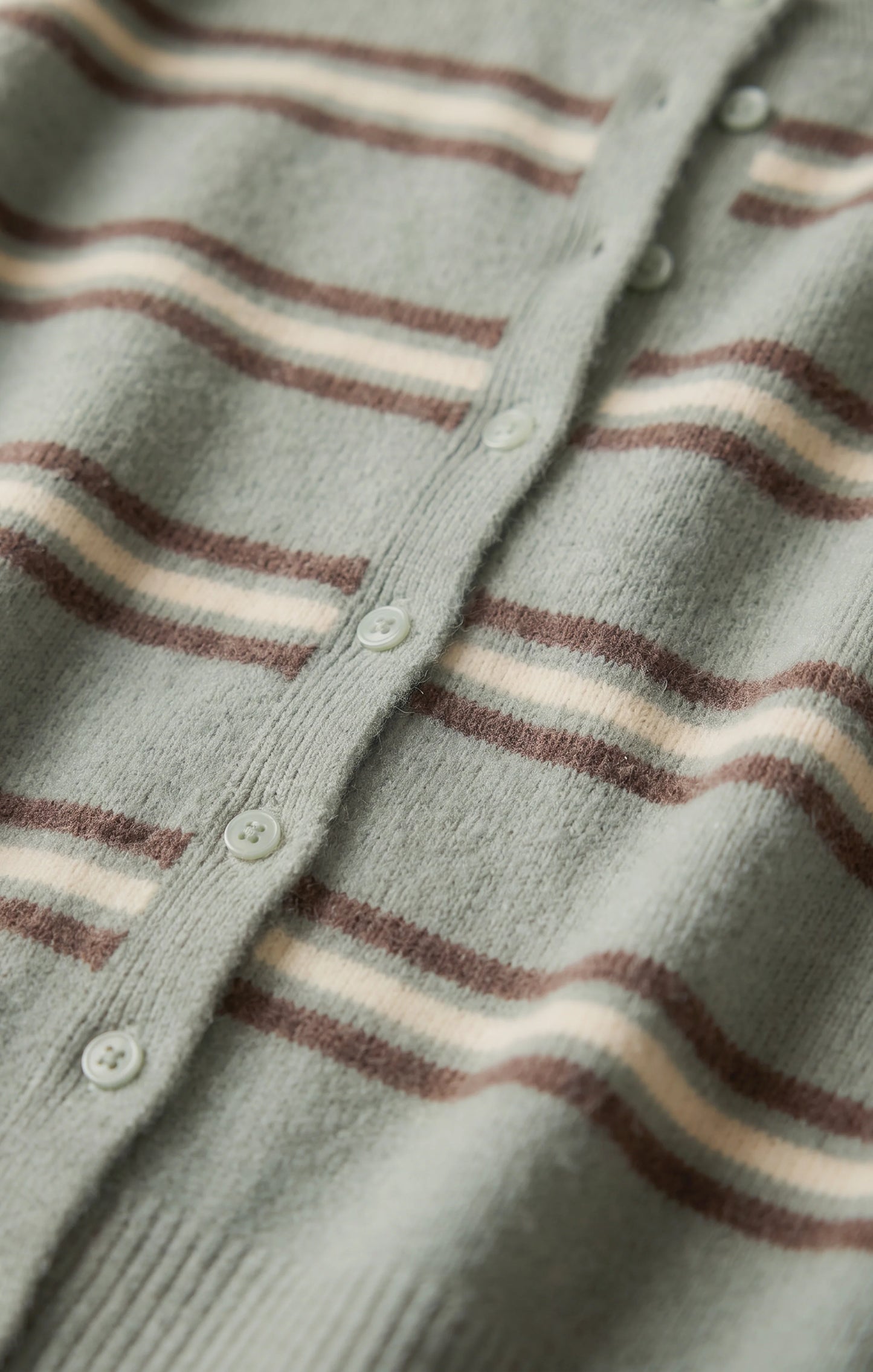 Z Supply / Medina Cozy Striped Cardigan in Aqua Cloud