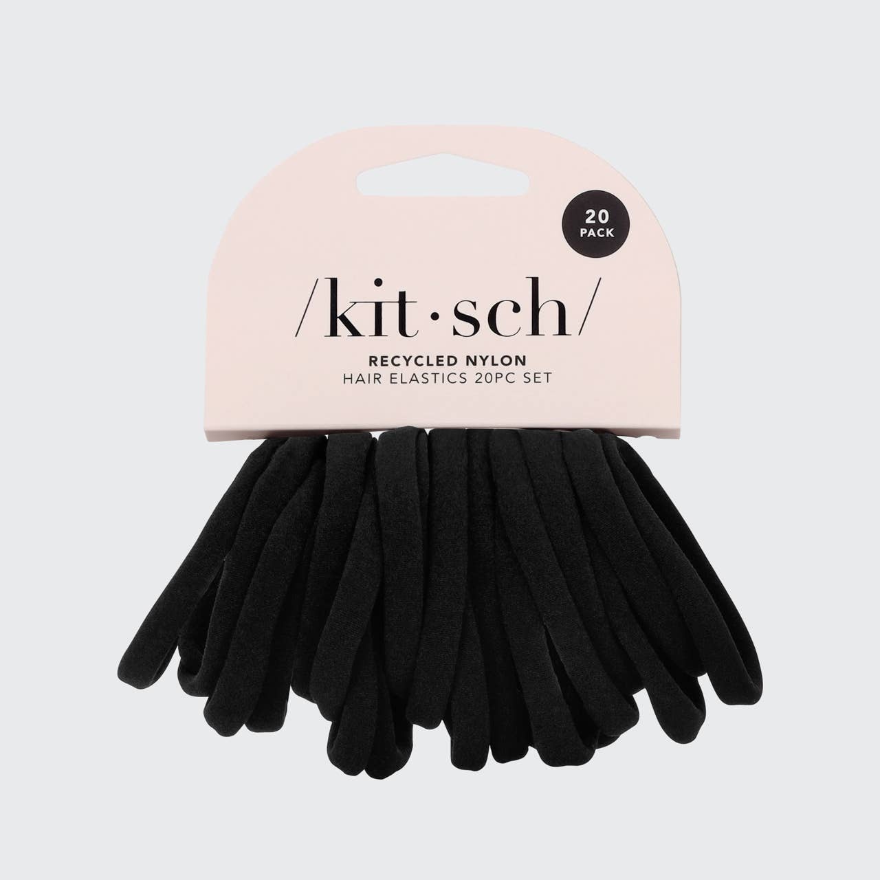 Kitsch / Nylon Elastics 20pc set - Black