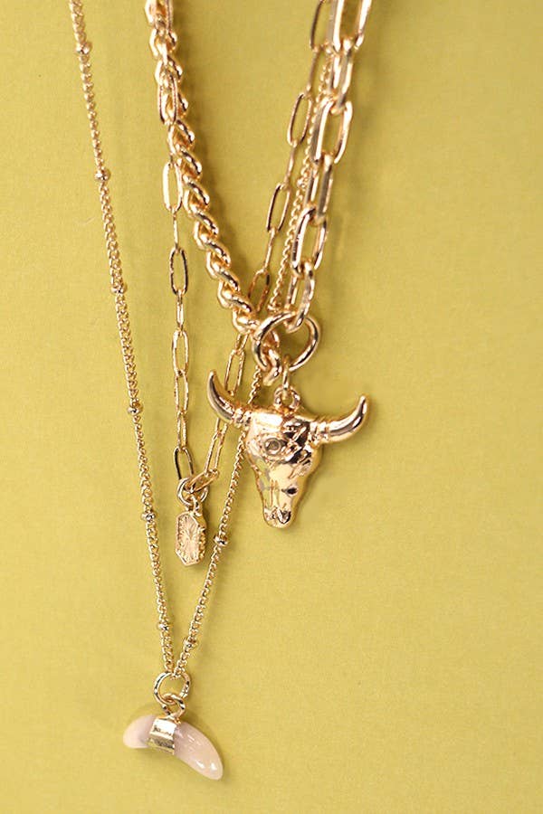 WC / Bull Western Necklace