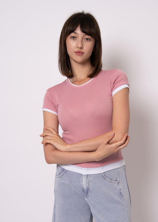 RD Style / Larissa Double Layered Tee