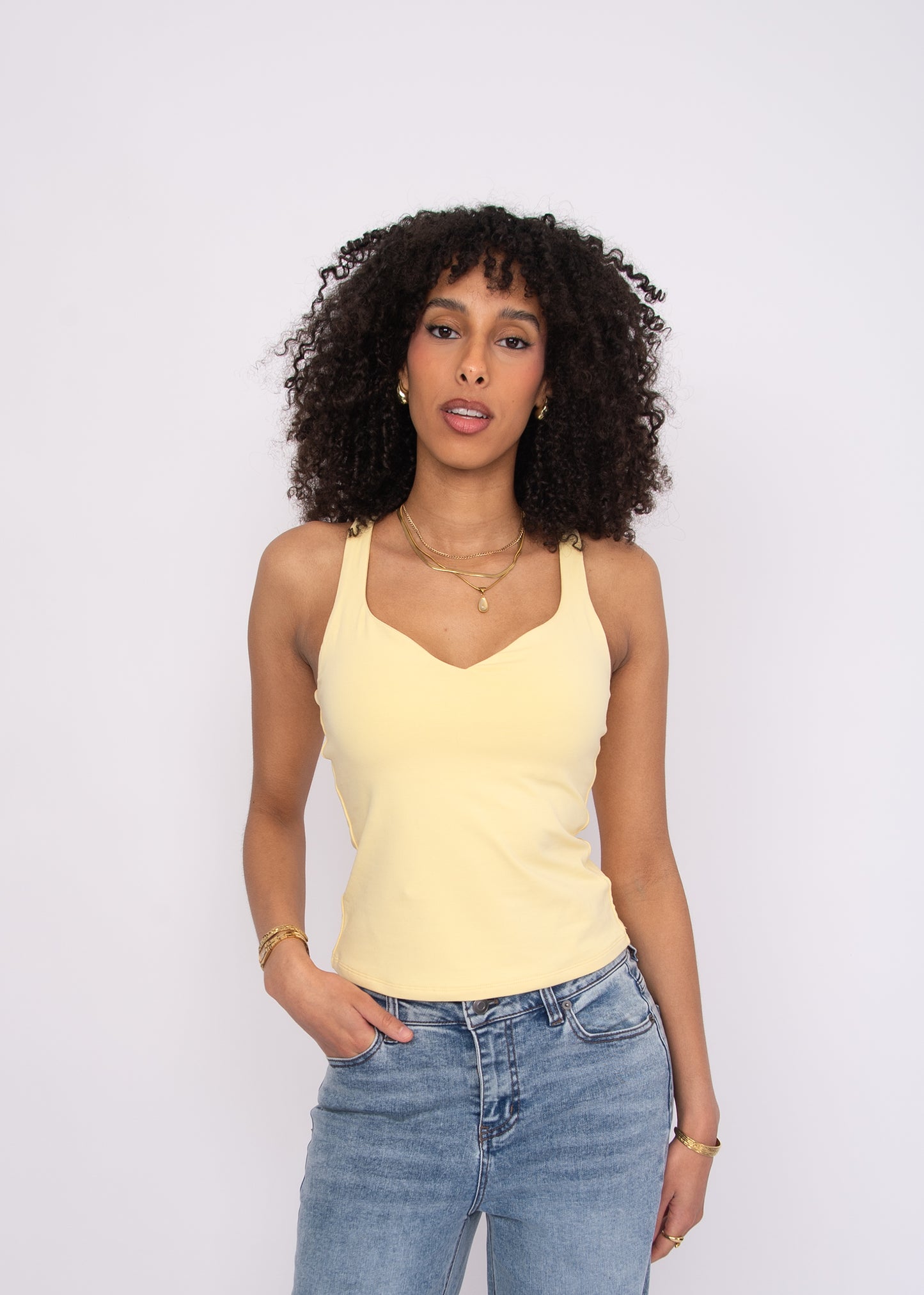 RD Style & Second Skin / Imane Sweetheart Tank (2 Colors)