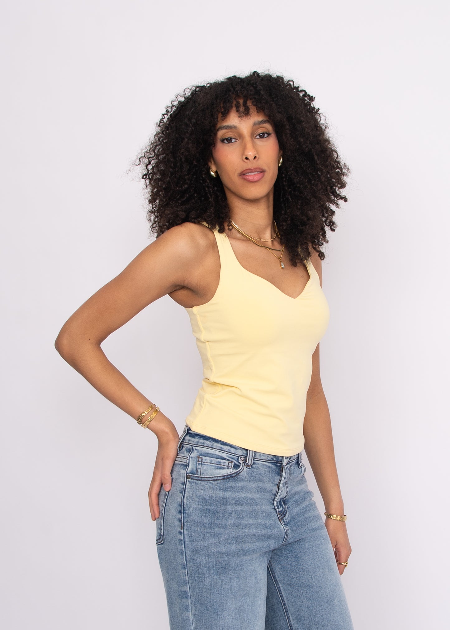 RD Style & Second Skin / Imane Sweetheart Tank (2 Colors)
