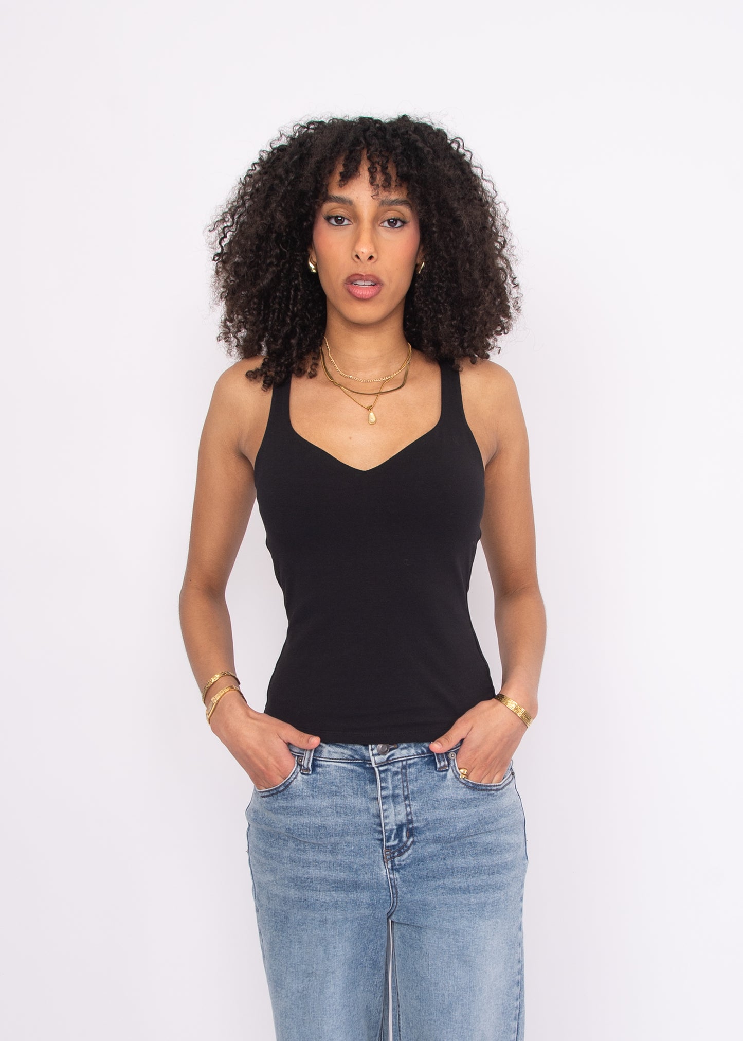 RD Style & Second Skin / Imane Sweetheart Tank (2 Colors)