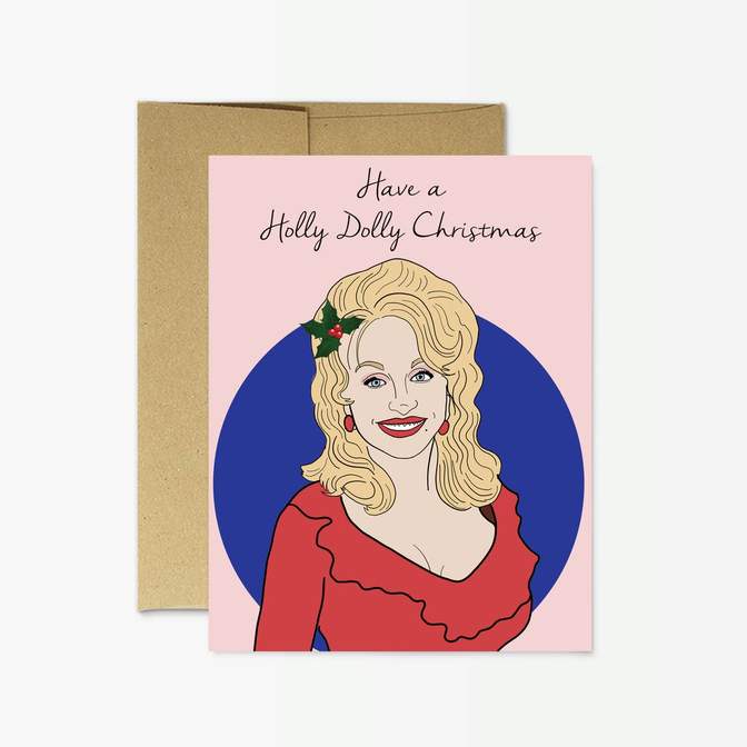 Holly Dolly Card