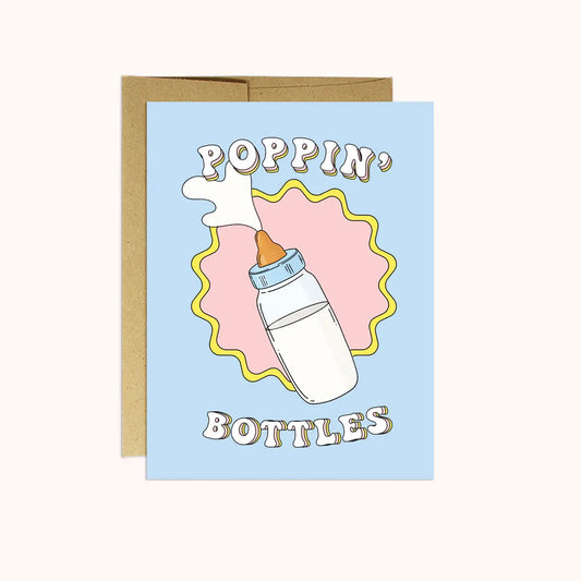 PMP Poppin Bottles / Baby Card